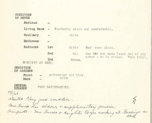 Condition of property